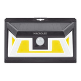 Aplique Solar Led 5w Exterior Luz Fria Macroled Proyector