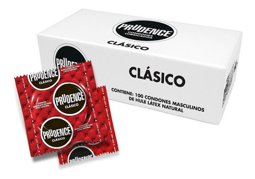 Condones Prudence Clásico 100 Preservativos