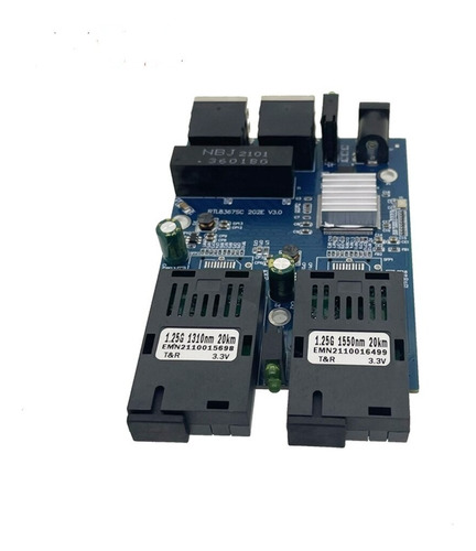 Placa Metro Gigabit  2p Fo A+b  2p Utp Envio Imediato