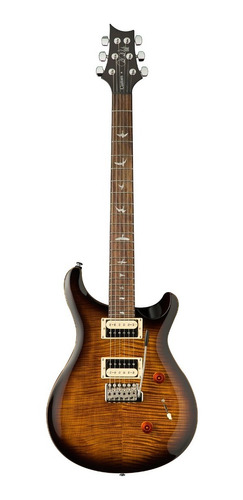 Guitarra Eléctrica Prs Se Custom 24 C/ Funda Black Gold Sunb