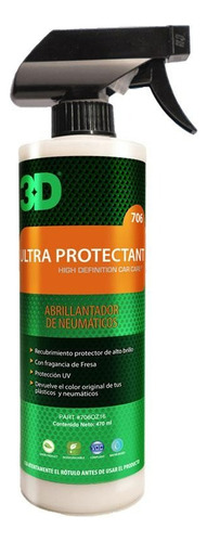 3d Ultra Protectant Acondicionador De Cubiertas Y Plásticos Color Blanco