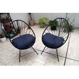 Set De 2 Sillones Medianos Acapulco Exterior Jardín