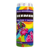 Talco Desodorante Niños Derman Olor Chicle 80g