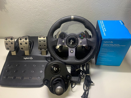 Volante Logitech G920 C/ Pedal C/ Câmbio P/ Xbox One Series