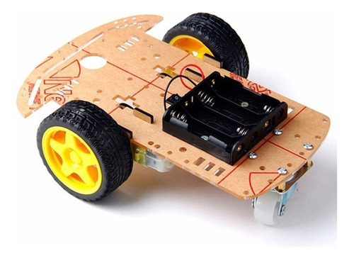 Kit Chassi 2wd Carro Robô Para Arduino Robótica