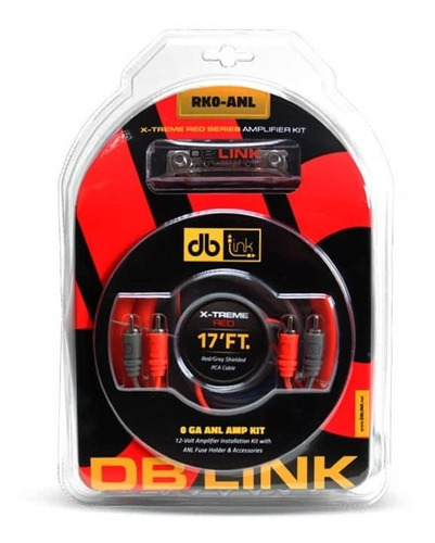 Kit De Instalacion Calibre 0 Db Link Rk0-anl 5.18m Amplifica