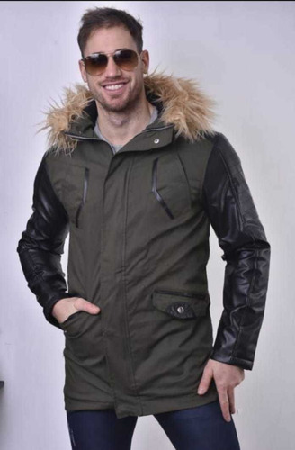   Campera Parka De Abrigo Con Corderito  Premium  