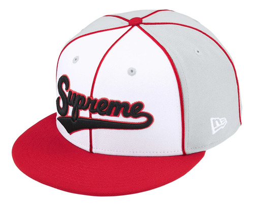 Gorra Supreme Piping Script Logo New Era 59fifty Original | Meses sin interés