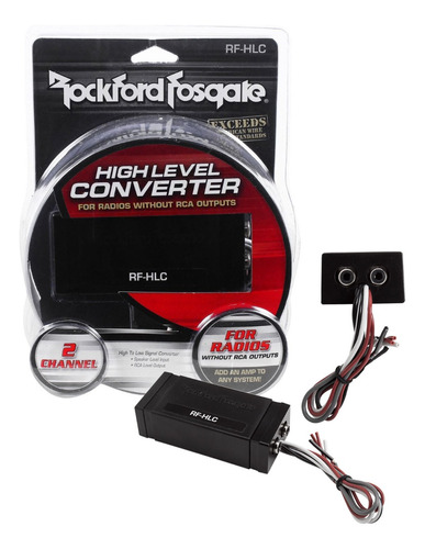 Rockford Fosgate Convertidor Alta Baja De 2 Canales Rf-hlc 