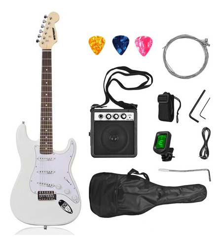 Kit De Guitarra Eléctrica Con Amplificador 5w Y Accesorios