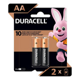 Pila Alcalina Duracell Tamaño Blíster Aa X2