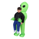 Traje Inflable Para Niños, Disfraz De Alien Grinch De Anime