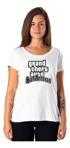 Remeras Mujer Gta San Andreas Videojuegos |de Hoy No Pasa| 2