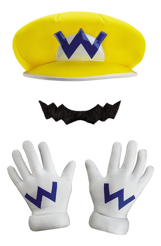 Disfraz Super Mario Bros Wario Adulto Roleplay Kit