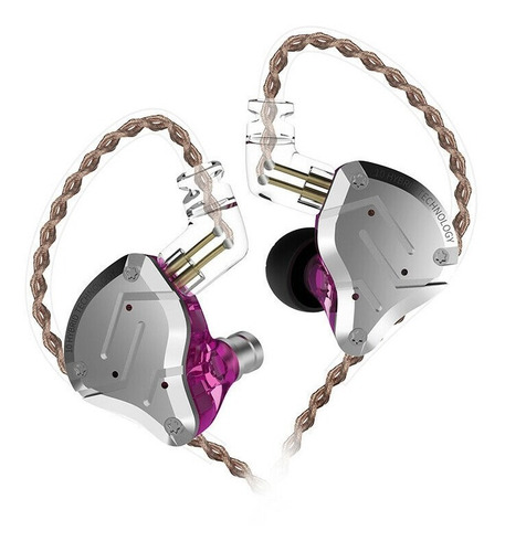 Auriculares In Ear Kz Zs10 Pro Monitoreo 5 Vias Sin Microfon