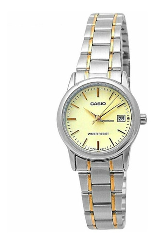 Reloj Mujer Casio Ltp-v002sg-9a Análogo / Lhua Store