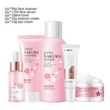 Cleanser Care Skin Cream Essence Face Set Sakura