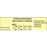 Acrilico Autocurable 20g Para Coronas Protesis
