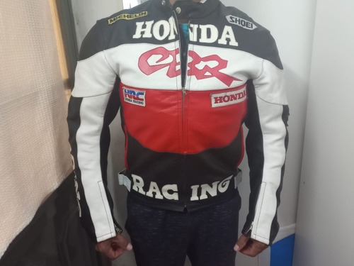 Campera Honda Original 100% Cuero Talle M 