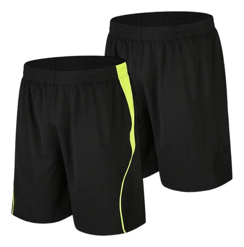 2pz  Short Cómodo Suelto Con Bolsas Ejercicio Correr Gym | MercadoLibre