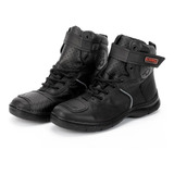 Zapatillas Moto Alter Urban C/ Protecciones Cuero Negro Mxm