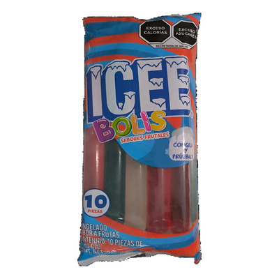 Icee Bolis Sabores Surtidos 10 Pzas | MercadoLibre
