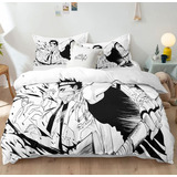 Ropa De Cama Individual Naruto 1 Funda Nórdica 2 Fundas De