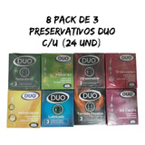 Pack 24 Condon Duo Preservativo - Unidad a $1979