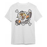 Camiseta Luffy Gear 5 One Piece Personalizada Sublimada 