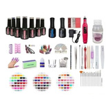 Kit Inicial X60u Insumos Esmaltes Semipermanentes Completo