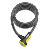 Candado De Cable Onguard 8164 180cmx10mm Bicicleta Amarillo