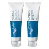 Creme Desodorante Hidratante Noturno Footworks Avon Kit 2 Un