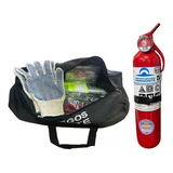 Kit Seguridad Para Auto C/matafuego Largo 1kg