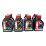 Combo Aceite Motul 4 Tiempo 5000 + 5100 X 1lts 12 Bote En Ms