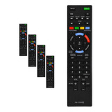 Kit 5 Controle Remoto Compatível Tv Sony Smart Lcd Bravia