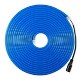 Neon Flex Rollo 5m 12v Ip68 Sumergible Azul Sin Driver 5.5mm