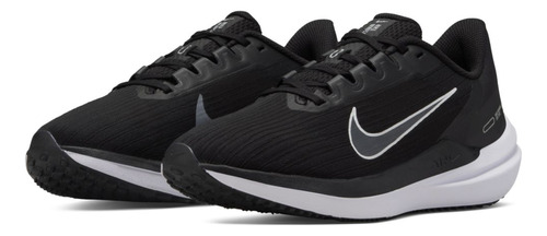 Tenis De Running Mujer Nike Winflo 9 Negro Color Negro/gris Humo Oscuro/platino Puro/blanco Talla 24 Mx