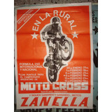 Afiche Original De Calle Moto Cross Zanella 70x54cm P4