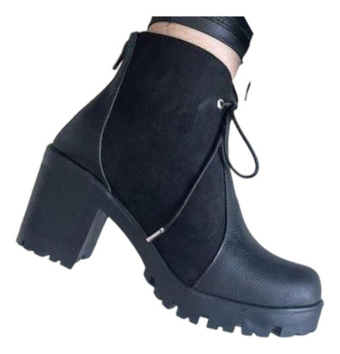 Botín Texano Casual Elegante Botas Para Mujer