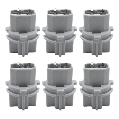 Para Socket De Luz De Freno Trasera T20 Para Auto, 6 Uds.