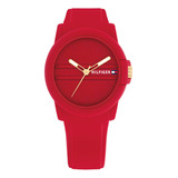 Reloj Para Mujer Tommy Hilfiger Simone 1782689 Rojo