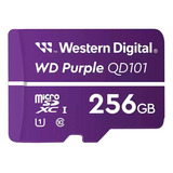 Cartão Memória Micro Sd 256gb Purple Class Western Digital