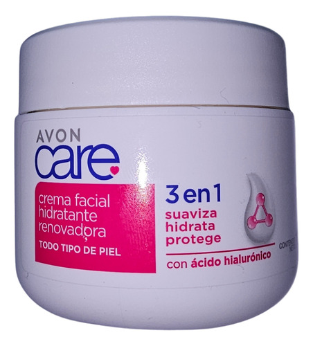 Avon Crema Care Facial Hidratante Renovadora 3 En 1 100grs