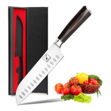 Cuchillo Santoku - Imarku 7 Pulgadas Cuchillo De Cocina Ultr