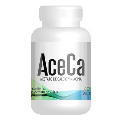 Aceca Acetato De Calcio Y Viacina 500mg 90tab Desacaf Biotec Sabor Natural | MercadoLibre