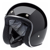 Casco Abierto Biltwell Bonanza Cafe Racer Negro Avant Motos