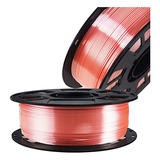 Filamento De Impresora 3d Pla Brillante Color Rosa Seda...