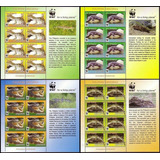 2011 Wwf Fauna- Cocodrilos - Filipinas (bloque) Mint