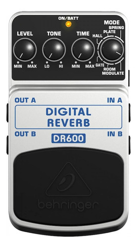 Pedal Behringer Digital Reverb Dr600  + Adaptador