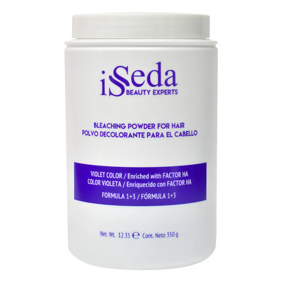 Polvo Decolorante Para El Cabello Isseda Color Violeta 350 G Tono Sin tono | Envío gratis